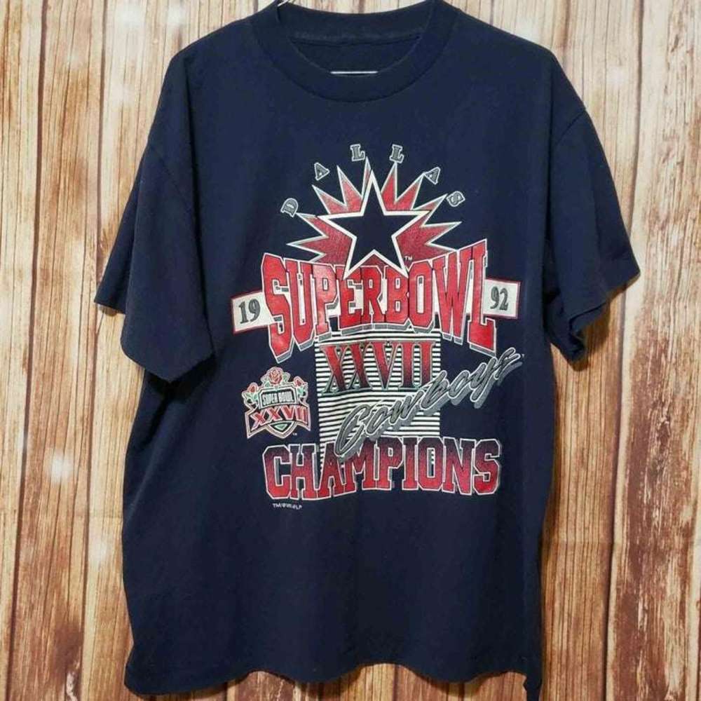 Dallas Cowboys Super Bowl Nfl Football Champions 90S T Shirt